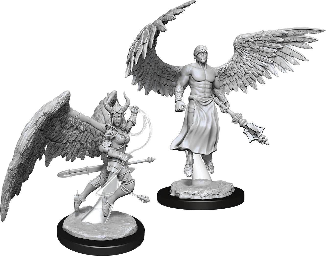 D&D: Nolzur's Marvelous Miniatures - Deva & Erinyes -