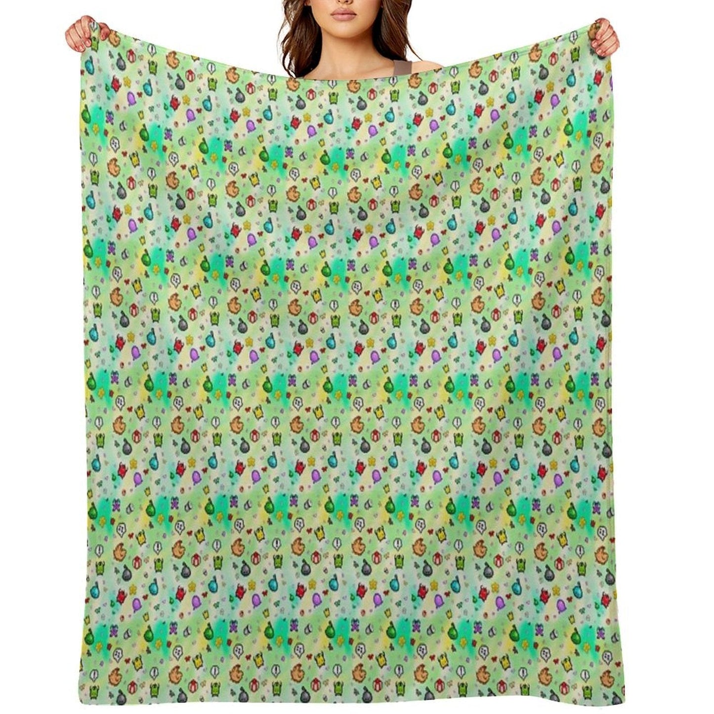 Stardew Infinite Pattern Anti-pilling Throw Blanket