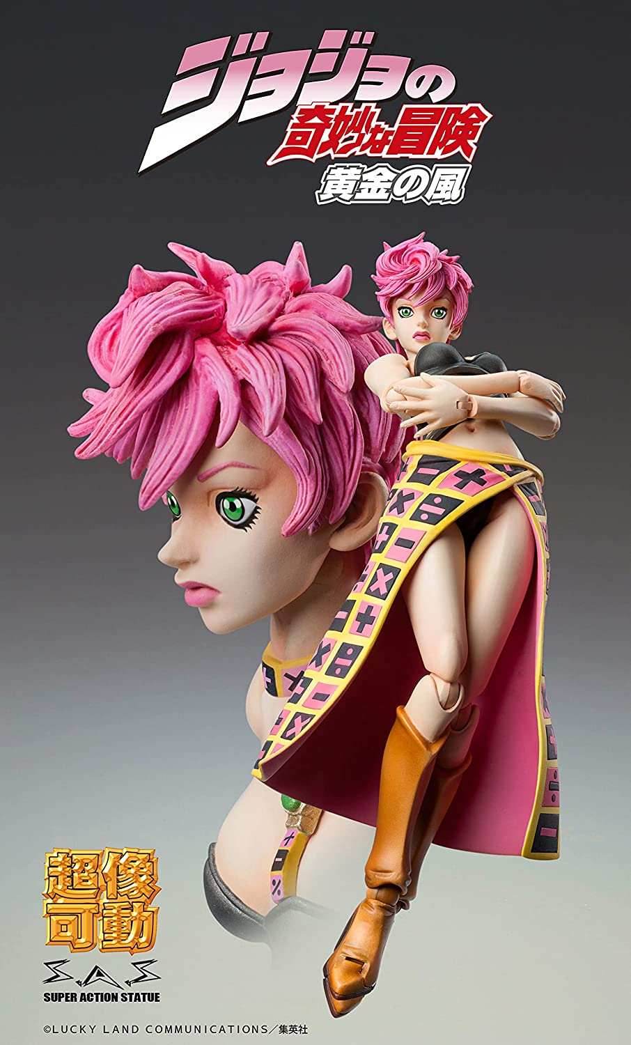 MediCos JoJo’s Bizarre Adventure Part 5: Chozo Kado Trish UNA Super Action Statue Figure -