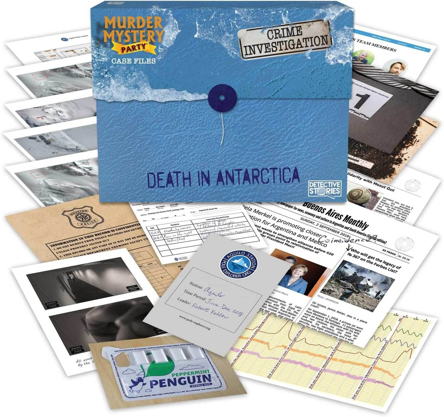 Murder Mystery Party: Case Files - Death in Antarctica -
