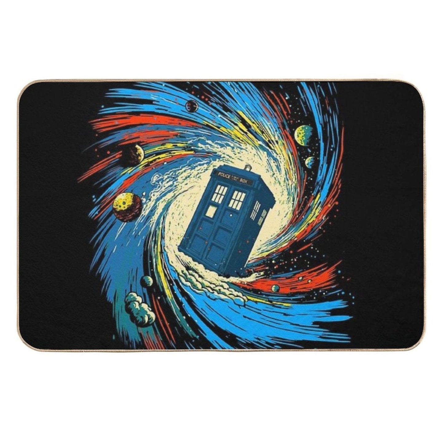 Space And Time Vortex Multi-Purpose Bath Mat