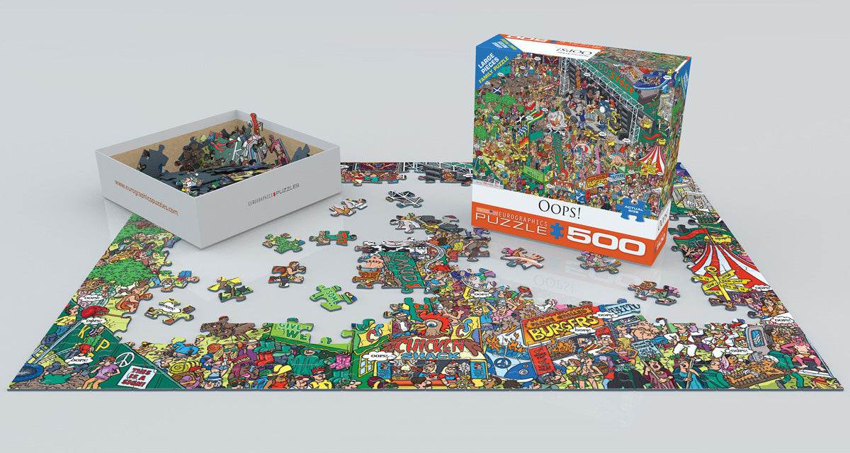 Puzzle: Variety 500 Pieces - Oops! by Berry Martin -