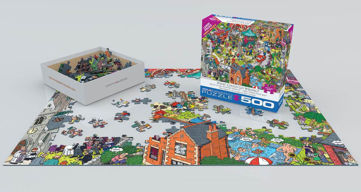 Puzzle: Variety 500 Pieces - What Could go Wrong? by Martin,Berry -