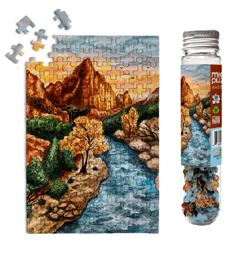 Artists - Kendra VanDruff Zion National Park Utah Micro Puzzle -