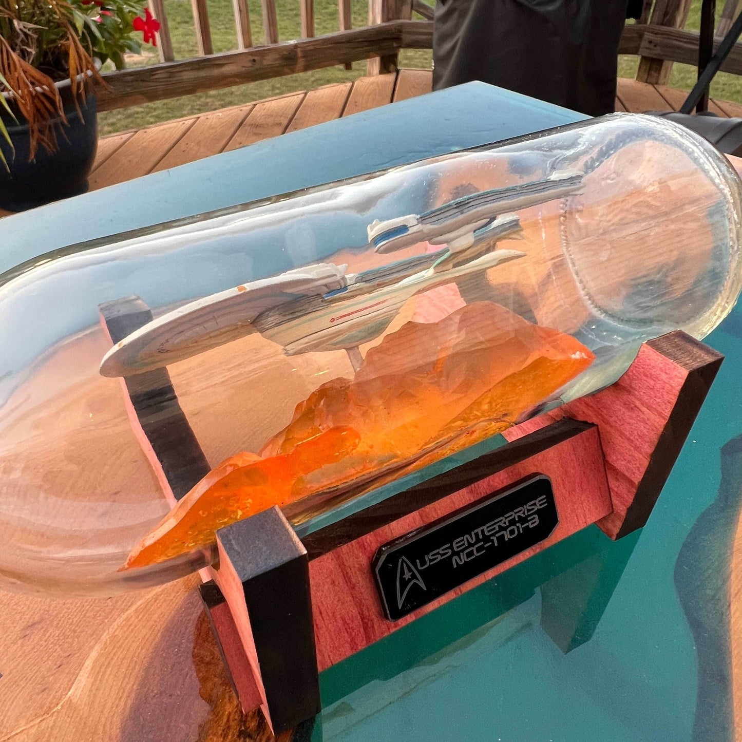 Star Trek NCC-1701-B Enterprise in a Bottle -