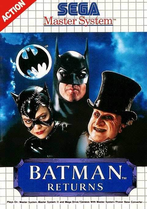 Batman Returns (Sega Master System) - Game Manual Only