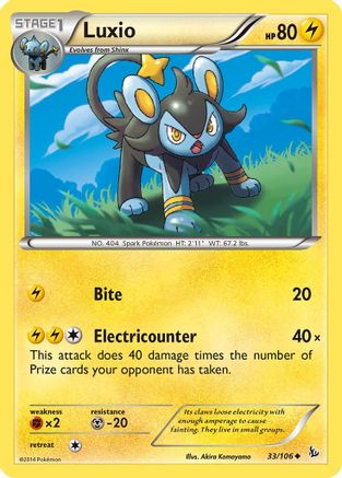 Luxio 033/106 - XY Flashfire