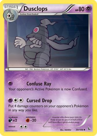Dusclops 039/106 - XY Flashfire Reverse Holofoil