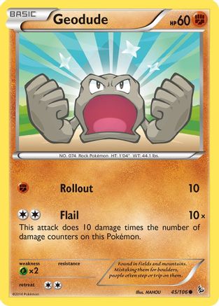 Geodude 045/106 - XY Flashfire