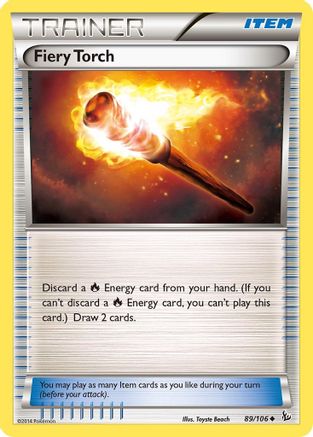 Fiery Torch 089/106 - XY Flashfire Reverse Holofoil