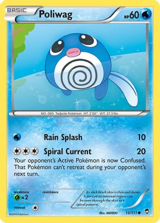 Poliwag 015/111 - XY Furious Fists