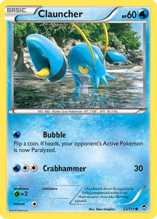 Clauncher 023/111 - XY Furious Fists