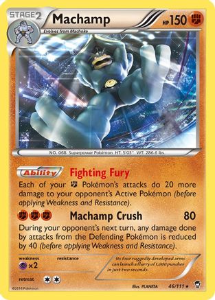Machamp 046/111 - XY Furious Fists Holofoil