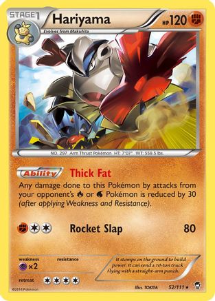 Hariyama 052/111 - XY Furious Fists