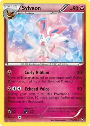 Sylveon 072/111 - XY Furious Fists Reverse Holofoil