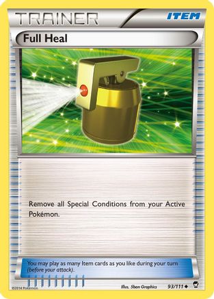 Full Heal 093/111 - XY Furious Fists Reverse Holofoil