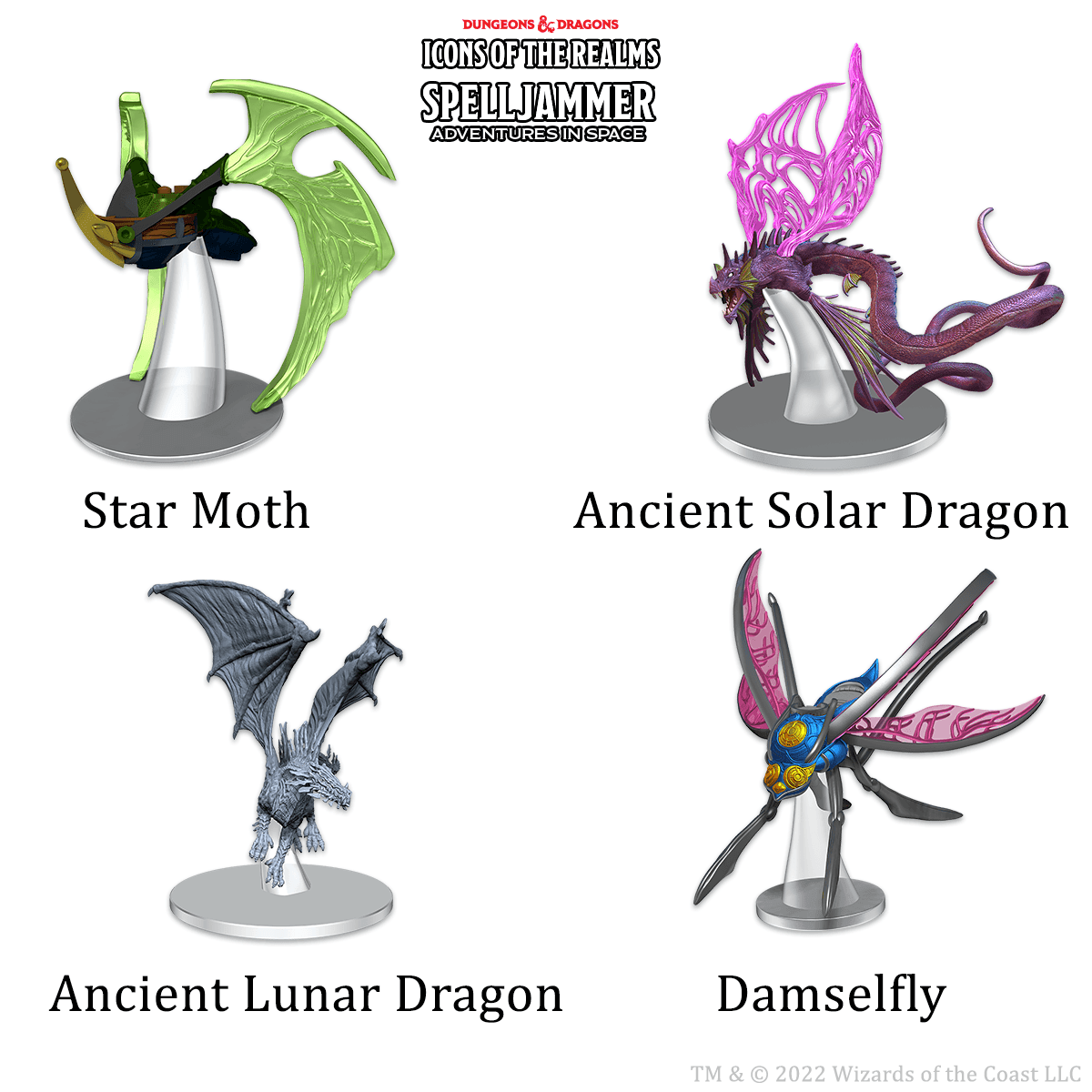 D&D: Icons of the Realms - Ship Scale - Astral Elf Patrol -