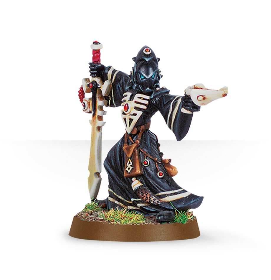 Warhammer 40K: Craftworlds - Warlock with Witch Blade and Shuriken Pistol -