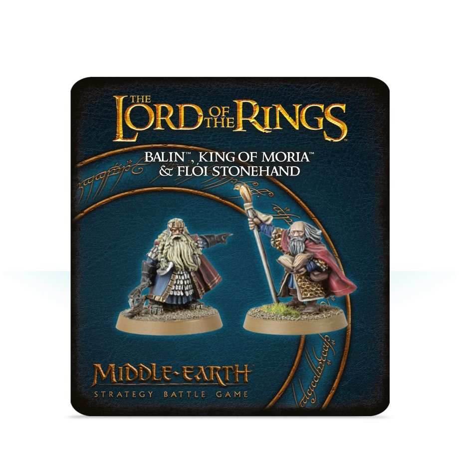 The Lord of the Rings - Balin, King of Moria, and Flói Stonehand -