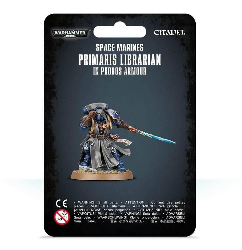 Warhammer 40K: Space Marines - Primaris Librarian in Phobos Armour -