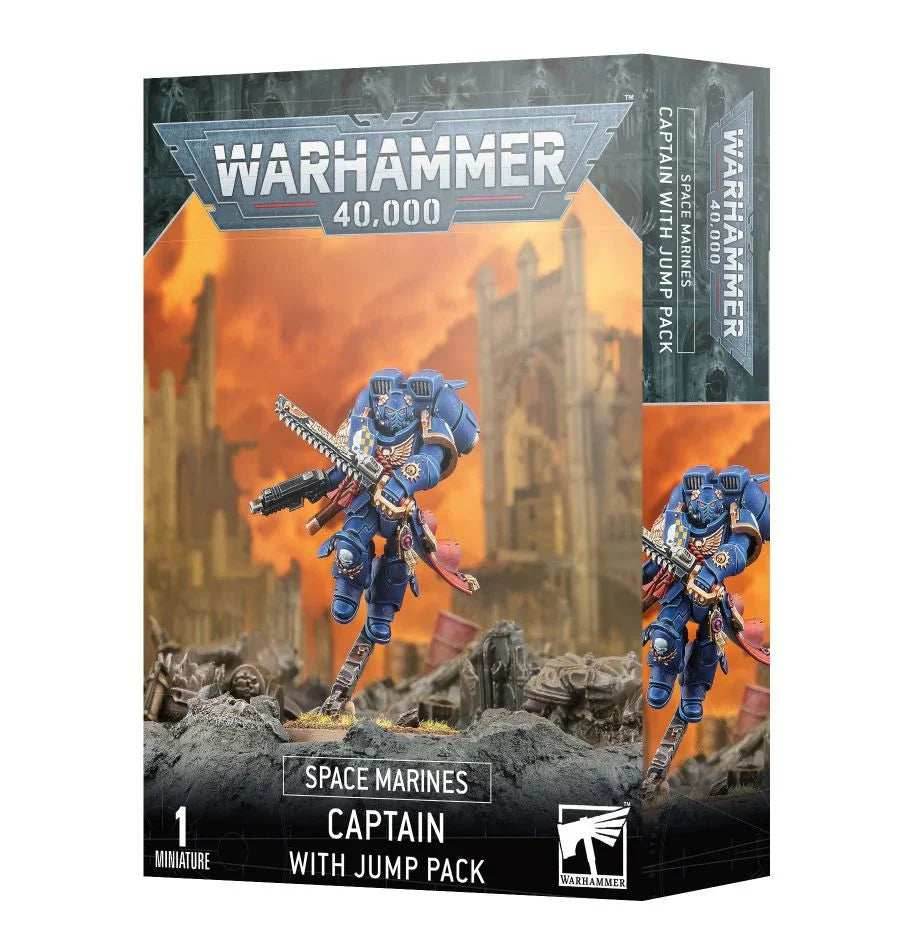 Warhammer 40K: Space Marines - Captain with Jump Pack -