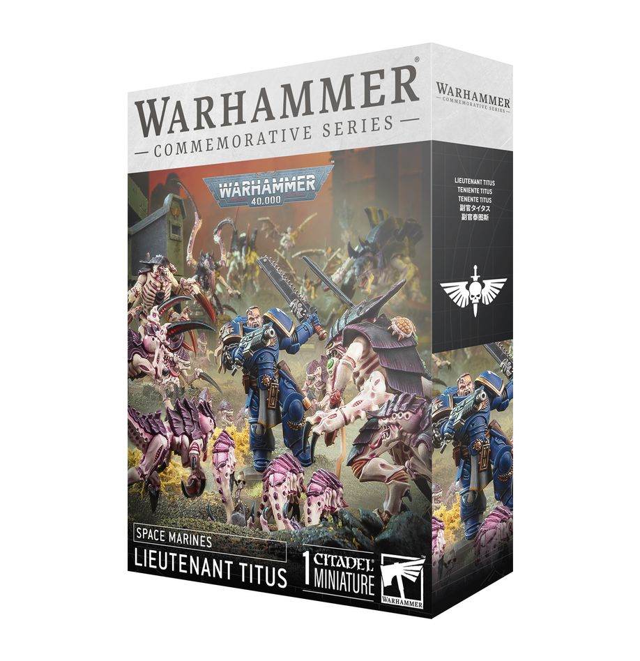 Warhammer 40k Space Marines: Lieutenant Titus Commemorative Model -