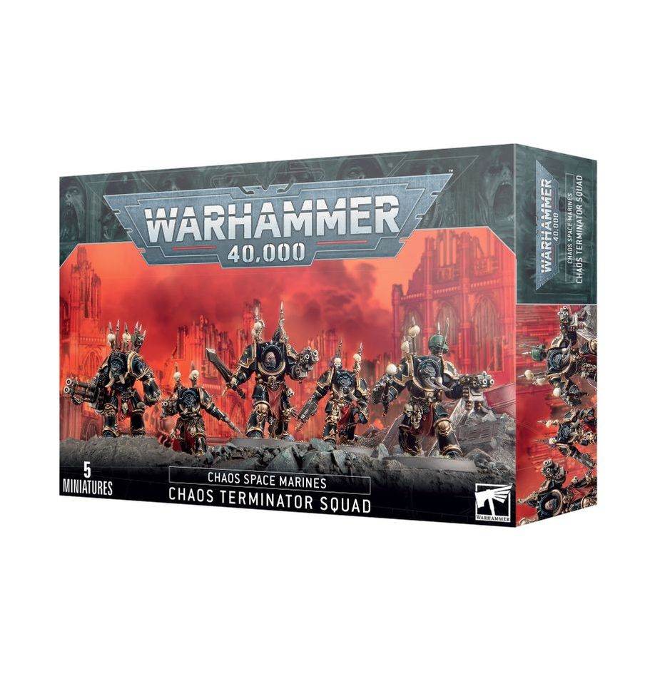 Warhammer 40k Chaos Space Marines Chaos Terminator Squad -