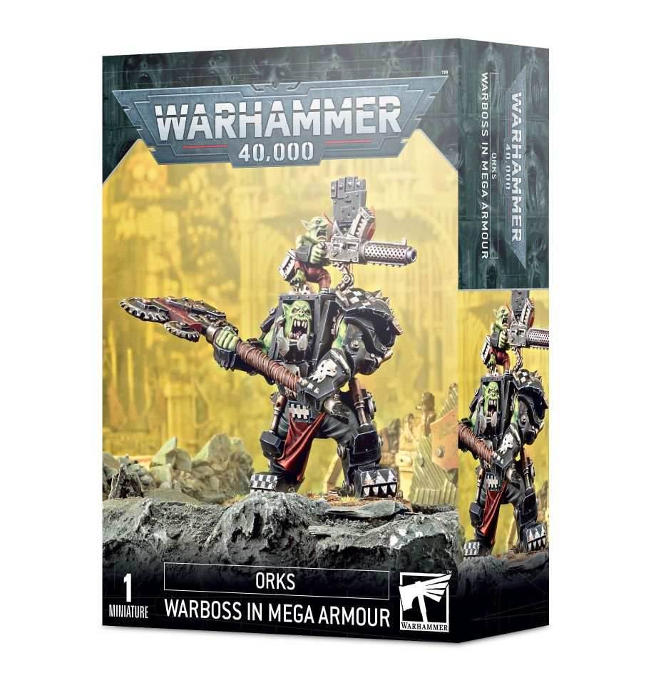Warhammer 40K: Ork - Warboss in Mega Armour -
