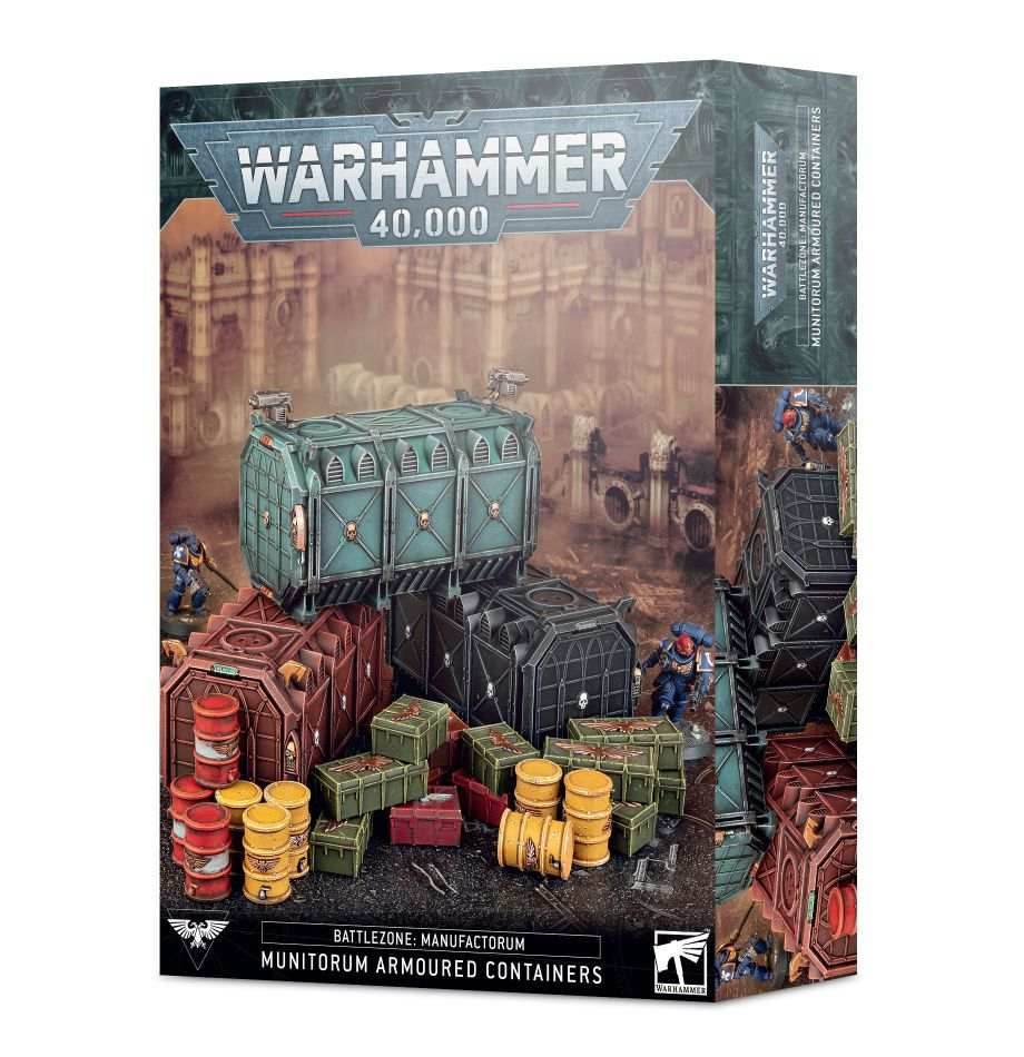 Warhammer 40K: Battlezone - Manufactorum Munitorum Armoured Containers -