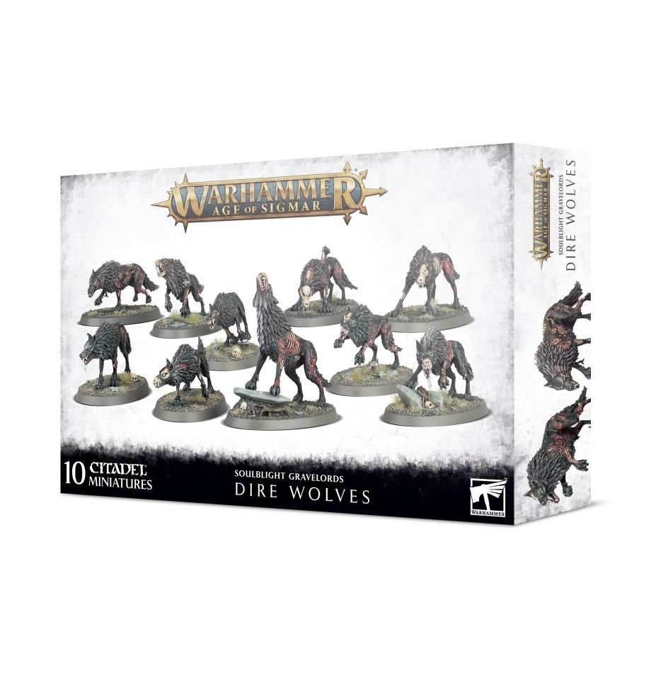 Warhammer: Soulblight Gravelords - Dire Wolves -