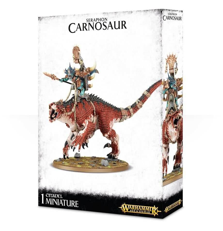 Warhammer: Seraphon - Saurus Oldblood On Carnosaur -