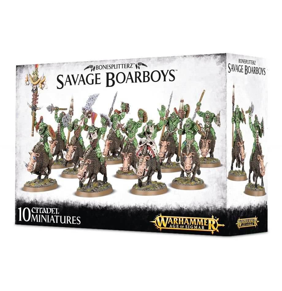 Warhammer: Orruk Warclans - Savage Boarboys/Savage Boarboy Maniaks -