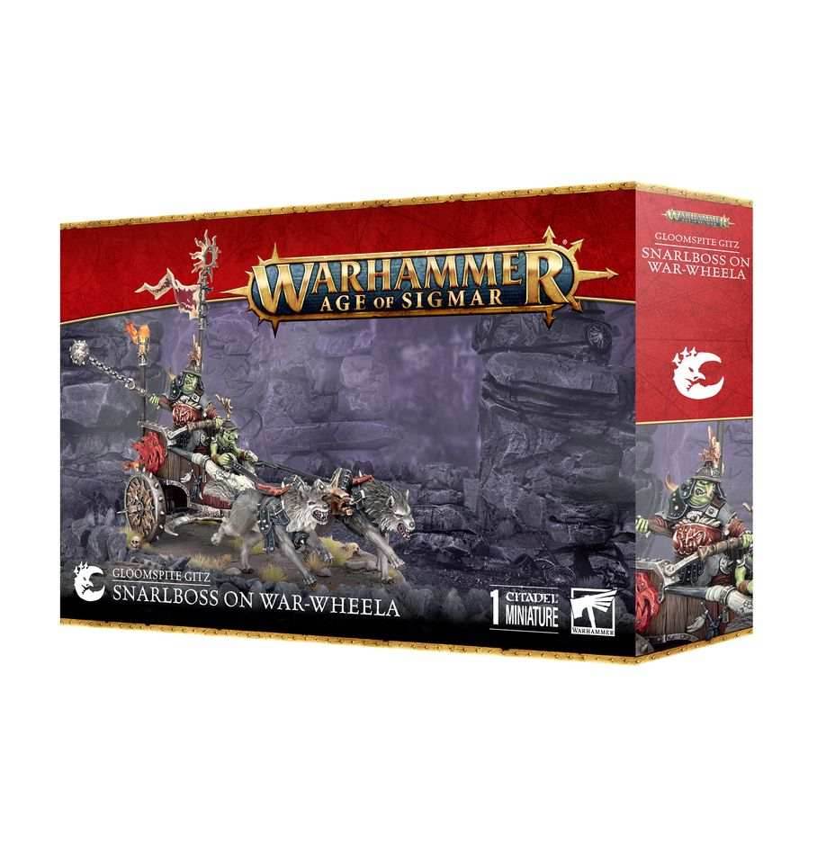 Warhammer: Gloomspite Gitz - Snarlboss on War-Wheela -