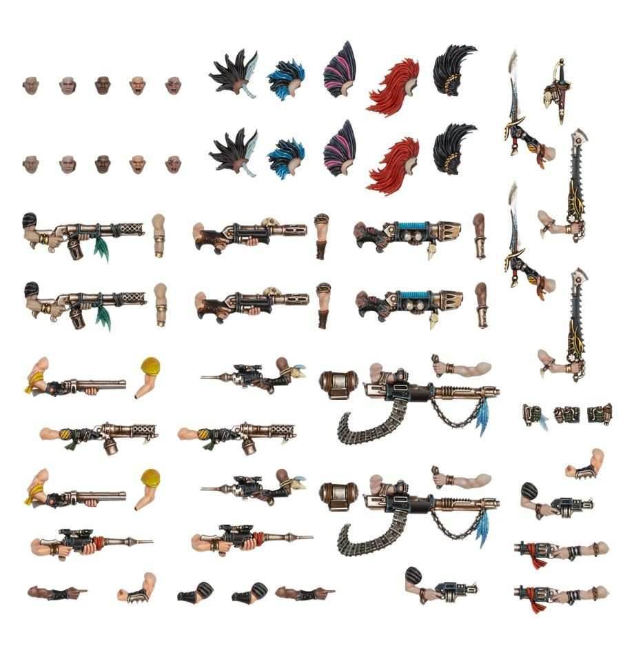 Necromunda: Escher Weapons & Upgrades -