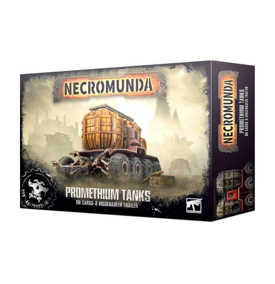 Necromunda: Promethium Tanks on Cargo-8 Ridgehauler Trailer -