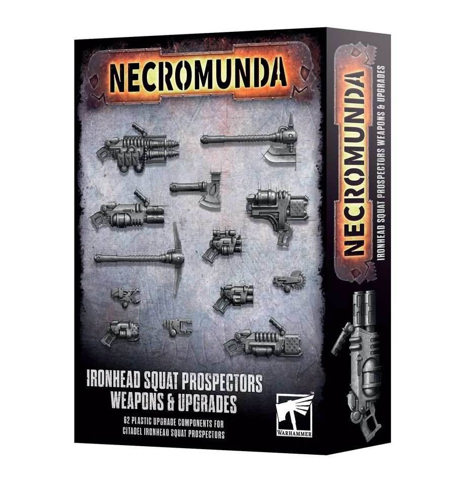 Necromunda: Ironhead Squat Prospectors Weapons & Upgrades -