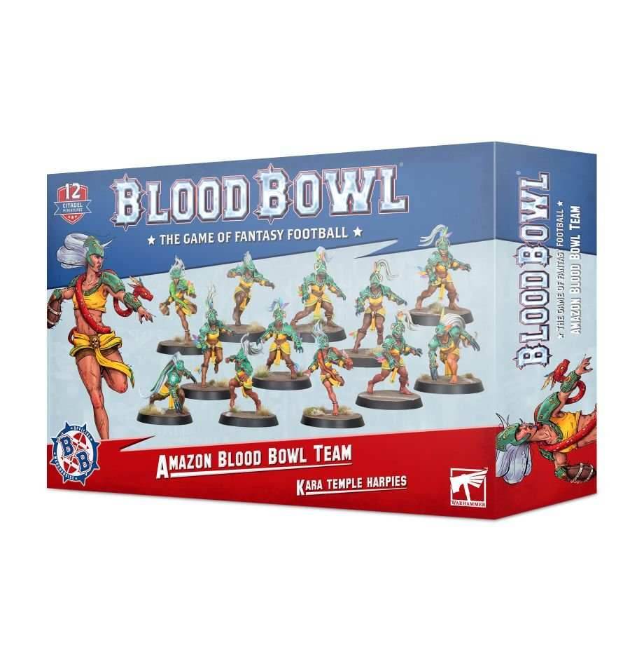 Blood Bowl: Amazon Blood Bowl Team - Kara Temple Harpies -