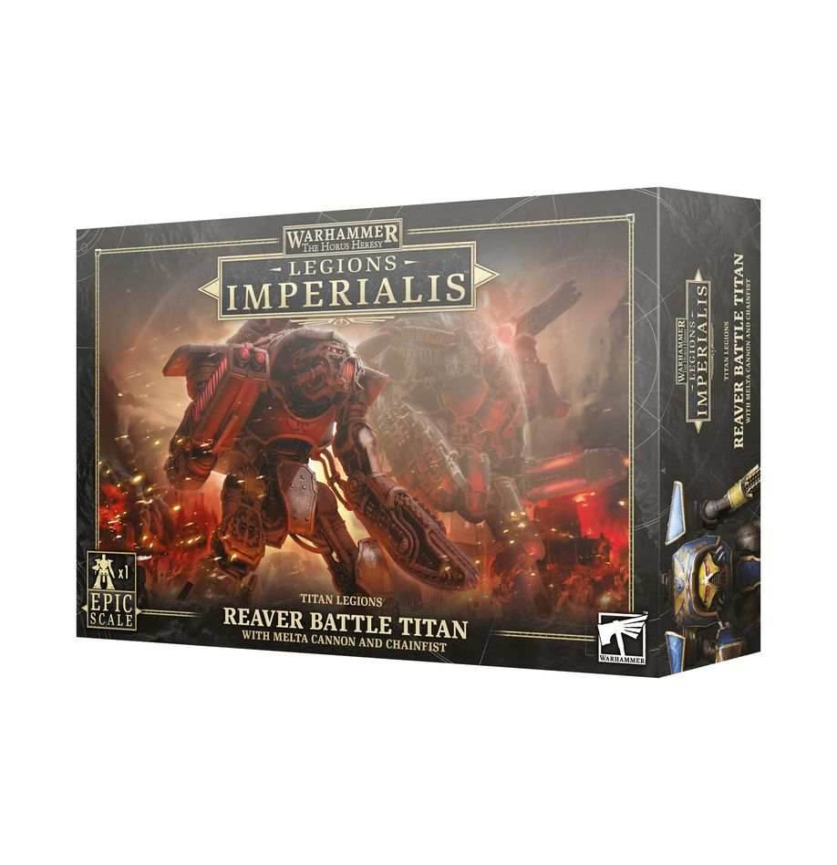 Warhammer Legions Imperialis: Reaver Battle Titan with Melta Cannon and Chainfist -