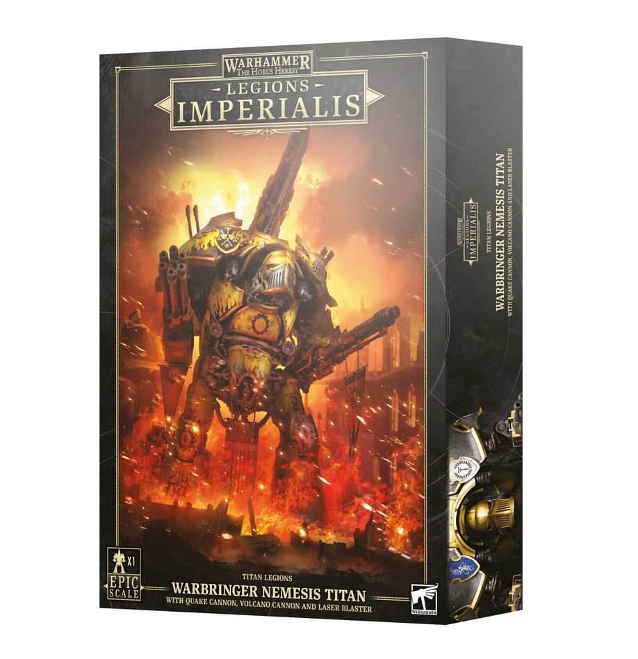 Warhammer Legions Imperialis: Warbringer Nemesis Titan with Quake Cannon -