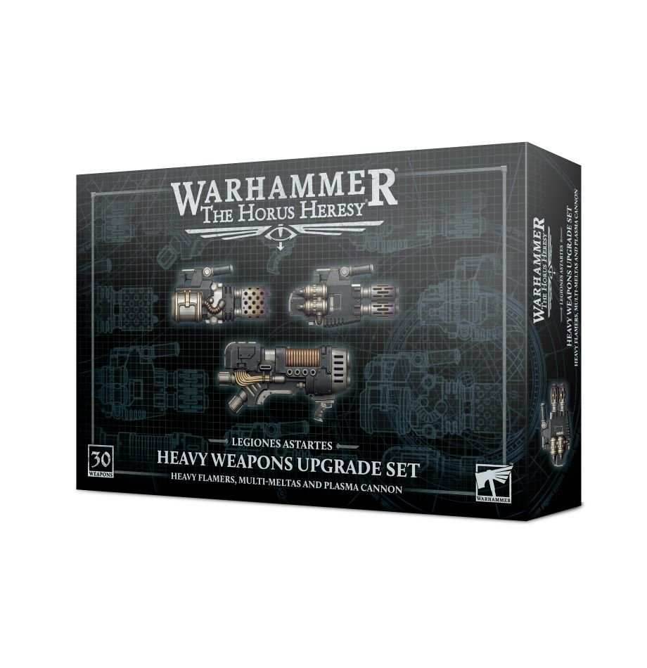 Warhammer: The Horus Heresy - Heavy Weapons Upgrade Set: Heavy Flamers, Multi-meltas, and Plasma Cannons -