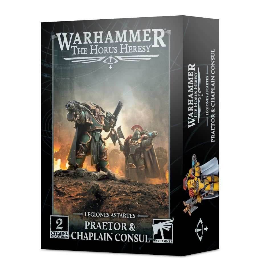 Warhammer: The Horus Heresy - Legion Cataphractii Praetor & Chaplain Consul -