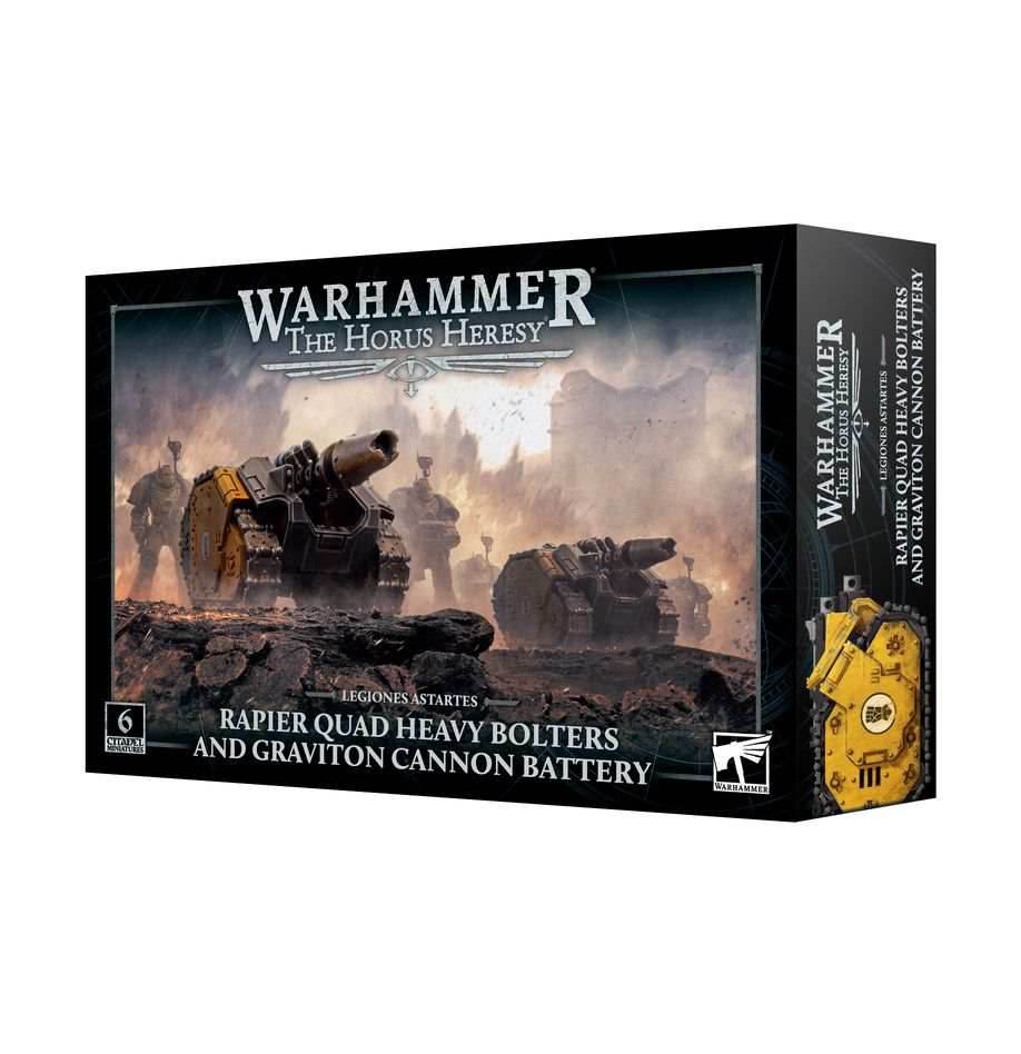 Warhammer Legions Imperialis: Rapier Quad Heavy Bolters and Graviton Cannon Battery -