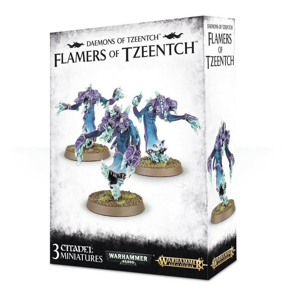 Warhammer 40K: Chaos Daemons - Flamers of Tzeentch -