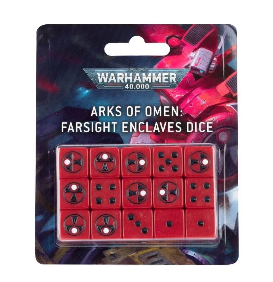 Warhammer 40K: Arks of Omen - Farsight Enclaves Dice Set -