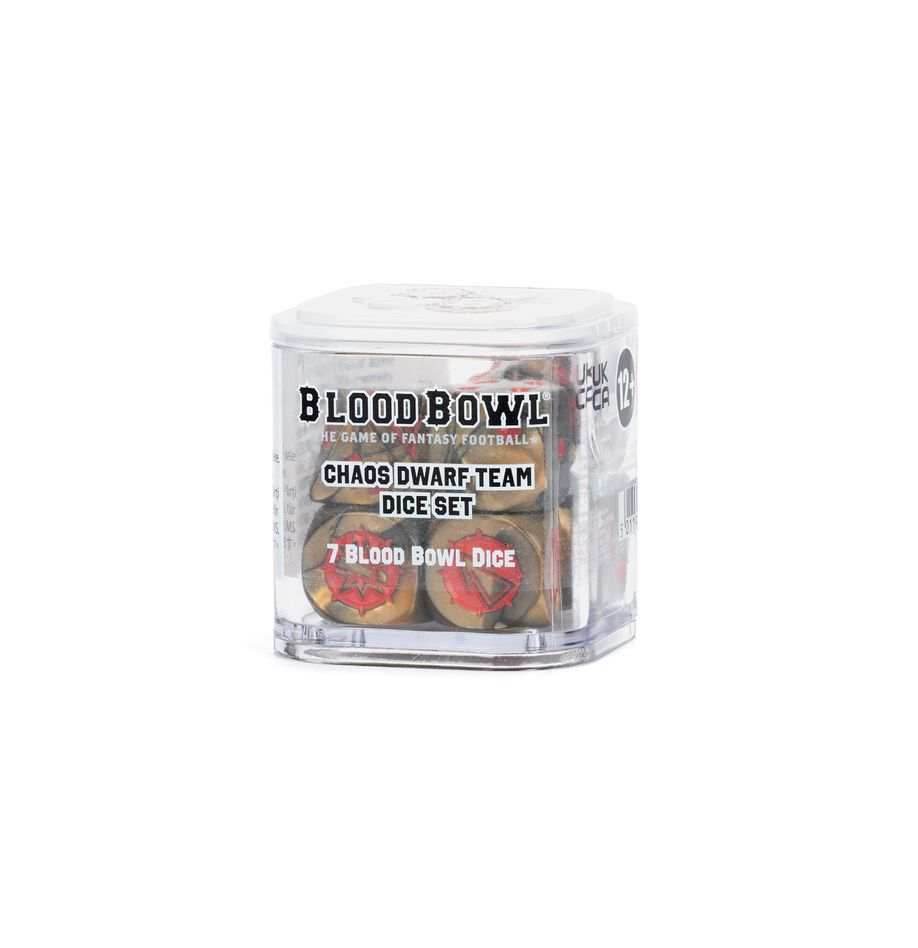 Blood Bowl: Chaos Dwarf Team Dice Set -