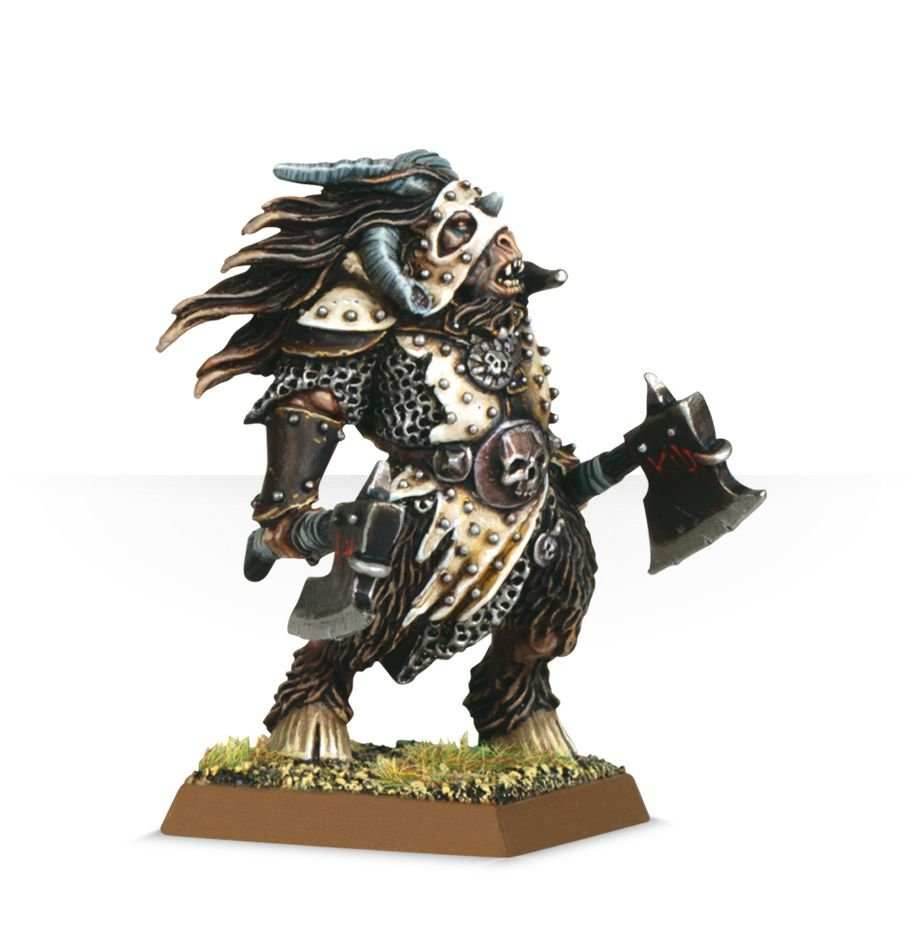 Warhammer: Beasts of Chaos - Beastlord with paired Man-ripper axes -