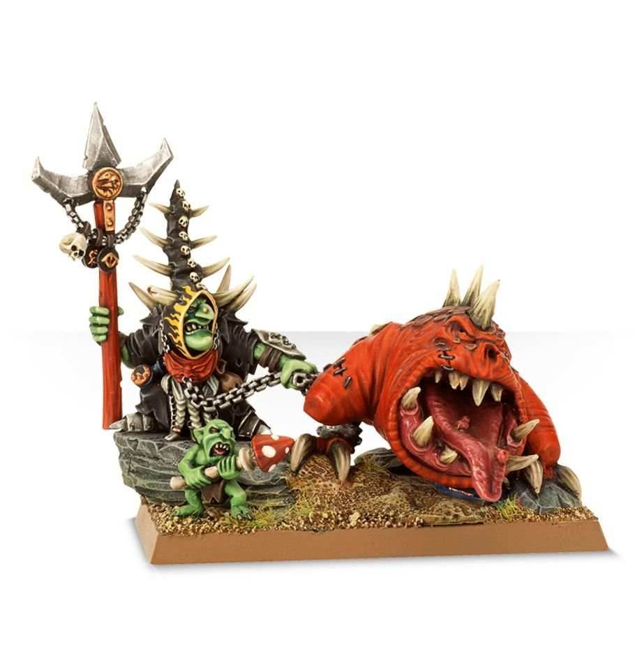 Warhammer: Gloomspite Gitz - Loonboss with Giant Cave Squig -