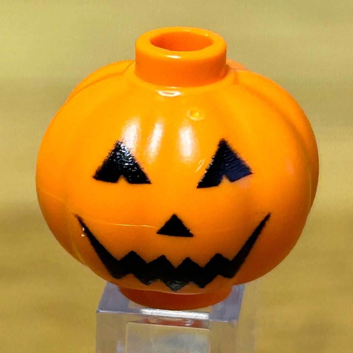 Custom Jack O' Lantern / Pumpkin Face #1 - B3 Customs made using LEGO part -