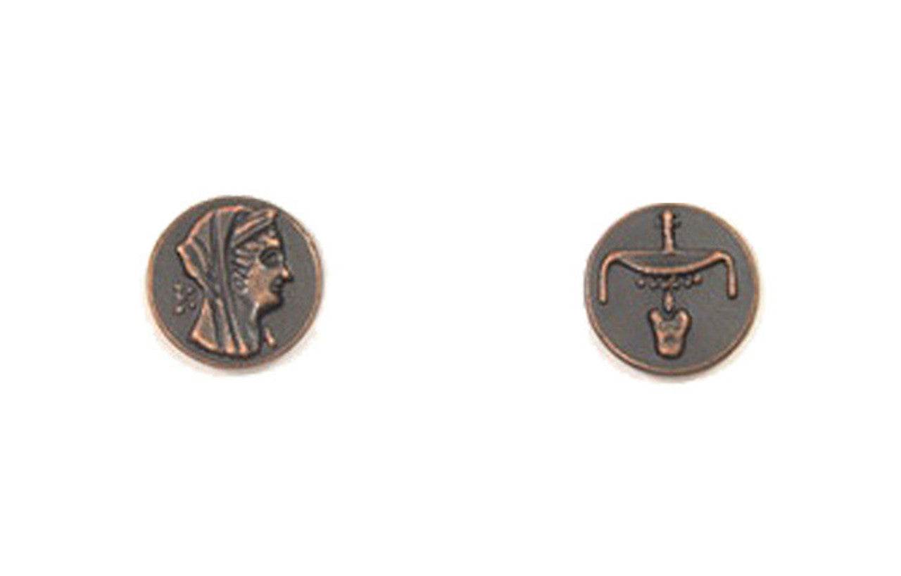 Egyptian Themed Gaming Coins - Tiny 15mm (18-Pack) -