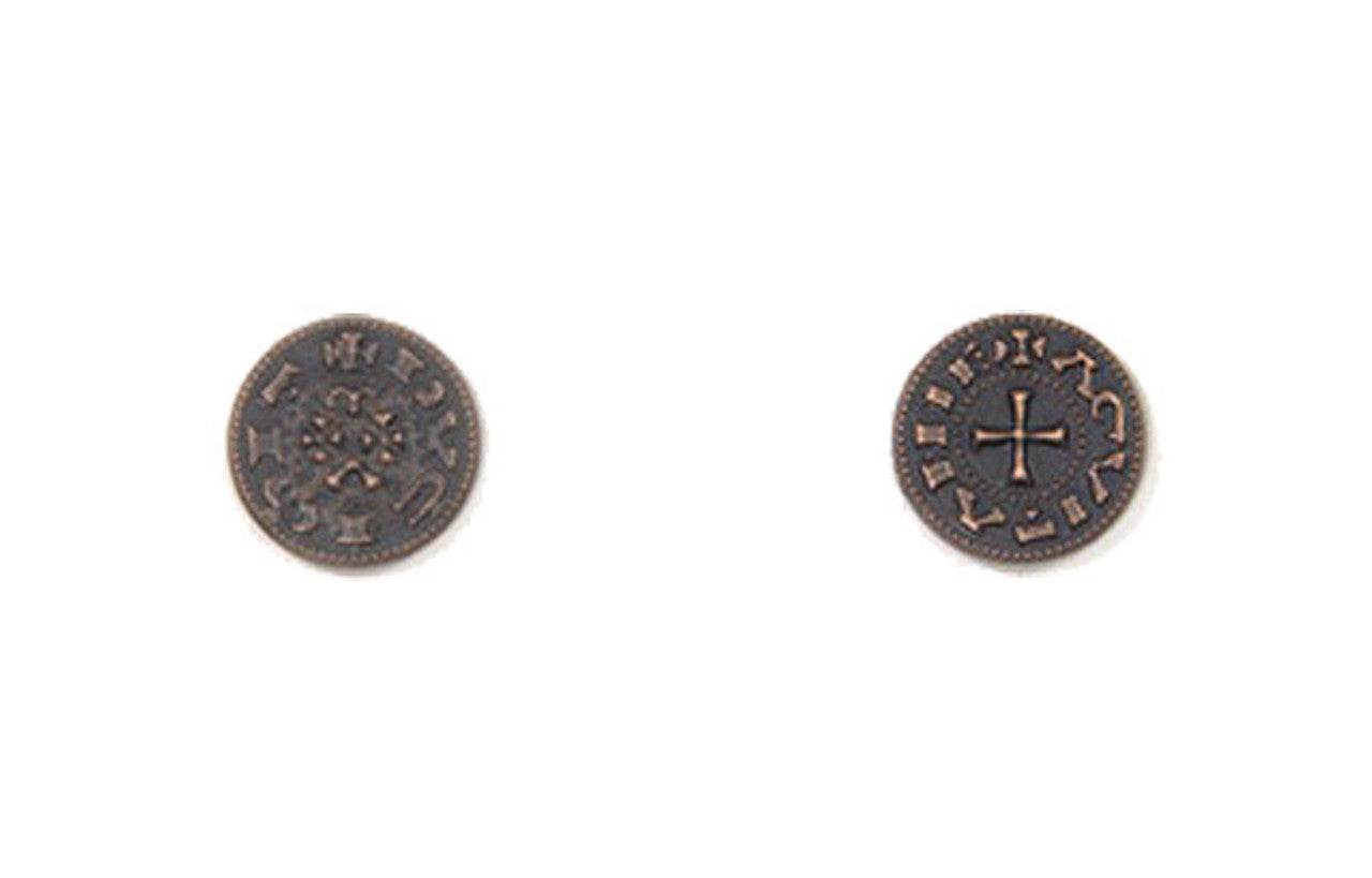 Middle Ages Themed Gaming Coins - Tiny 15mm (18-Pack) -